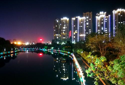 案例鑒賞|昆山蓮湖公園夜景燈光